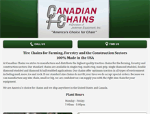 Tablet Screenshot of canadianchainsusa.com